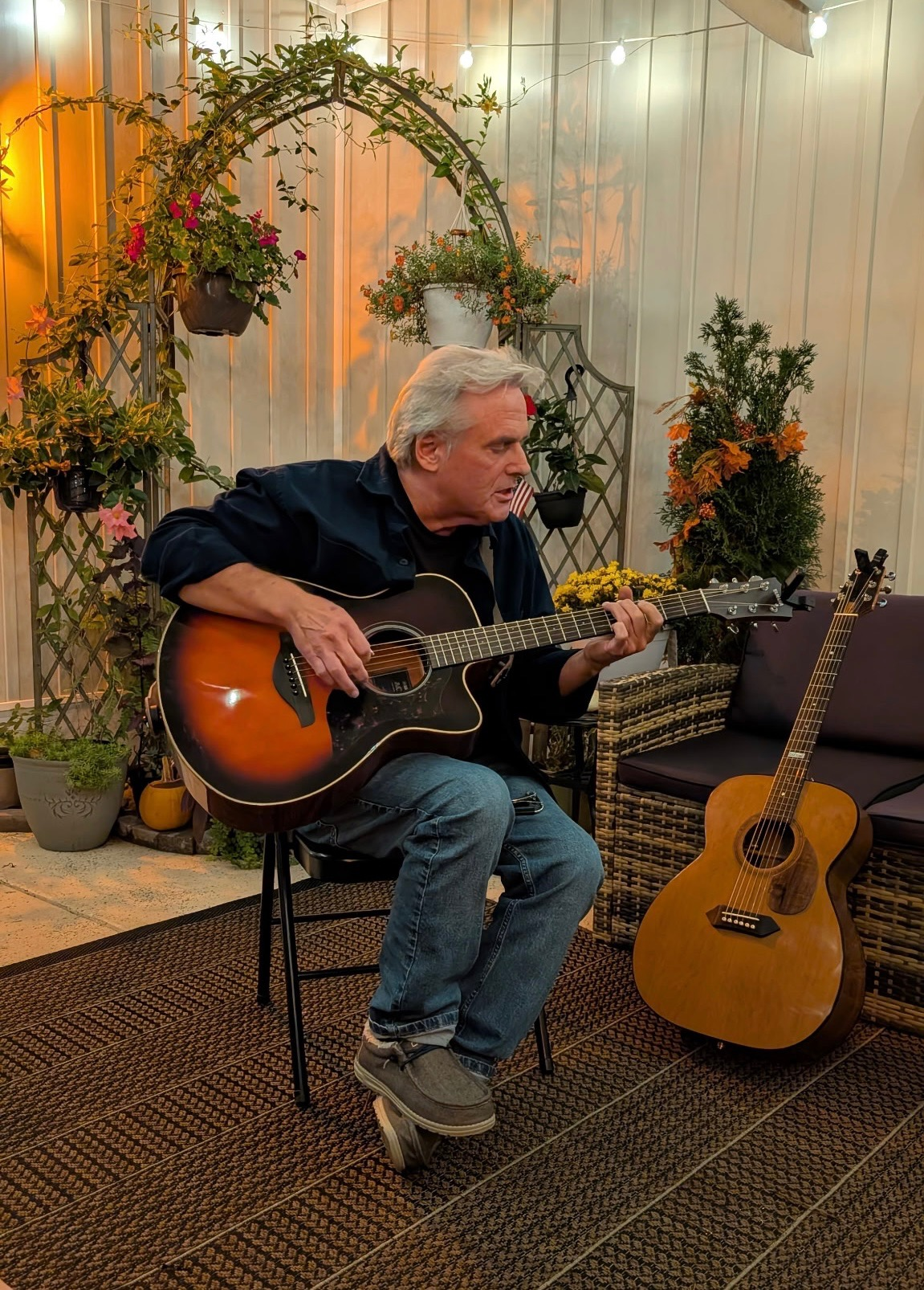 Dad Playing Guitar